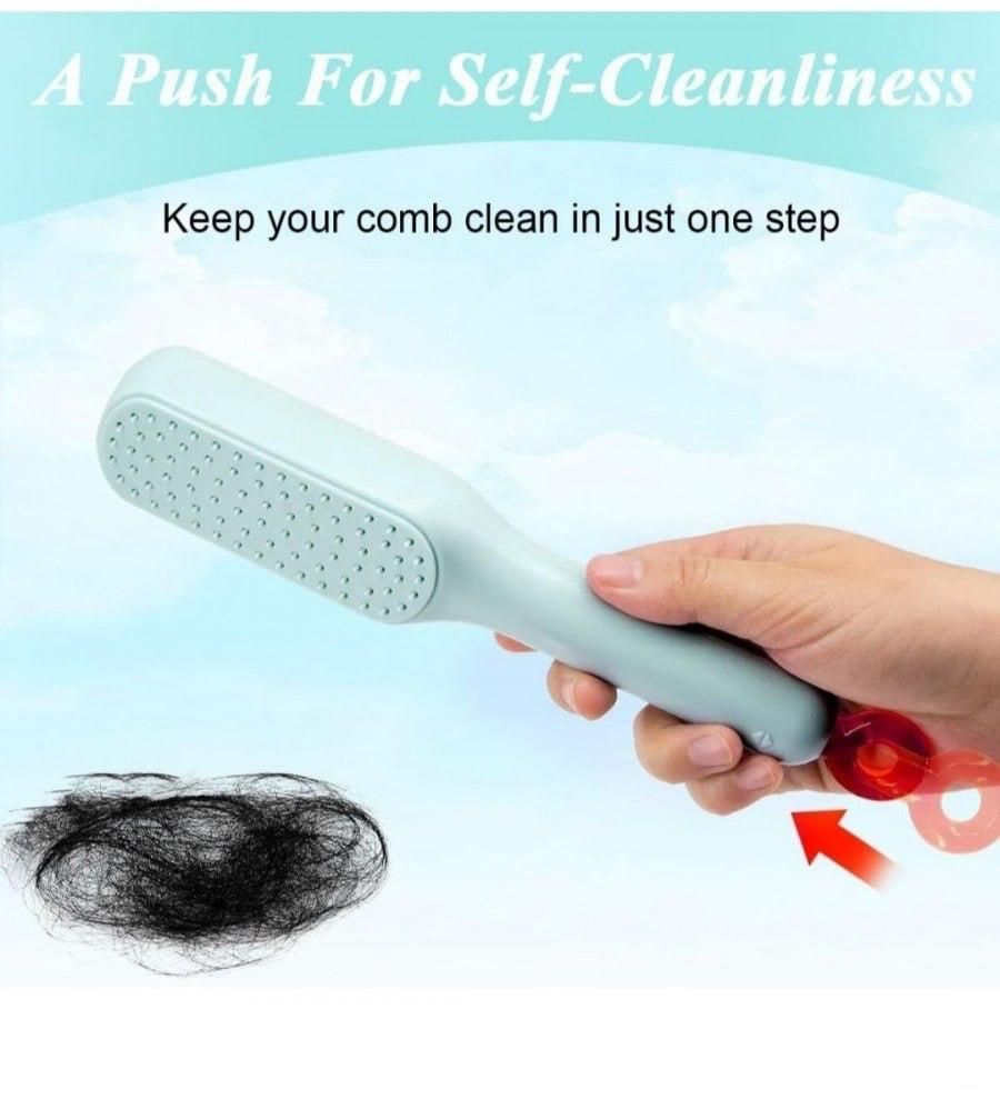 Self-Cleaning Detangling Hairbrush