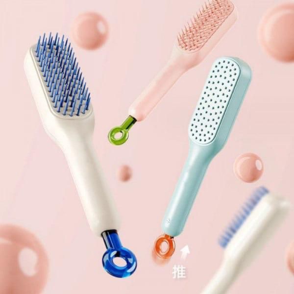 Self-Cleaning Detangling Hairbrush