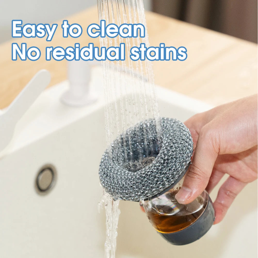 Kitchen Soap Dispensing Palm Brush (Pack of 2)