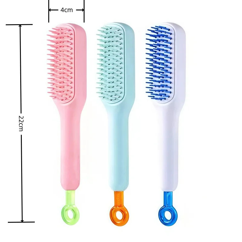 Self-Cleaning Detangling Hairbrush