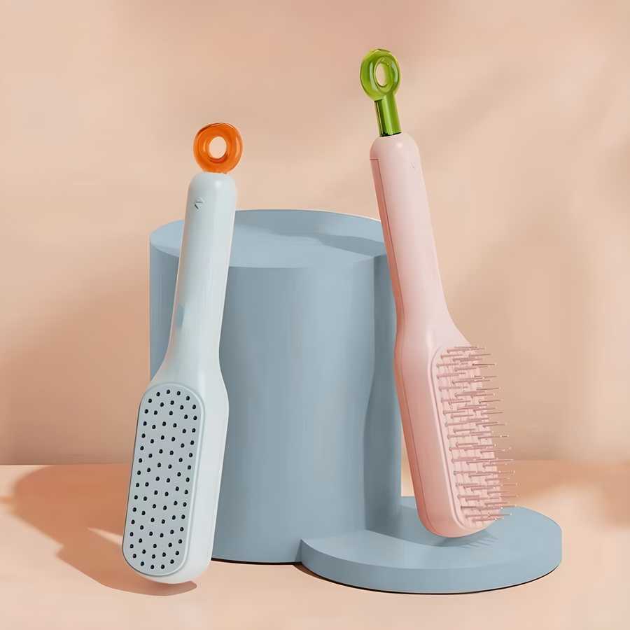 Self-Cleaning Detangling Hairbrush