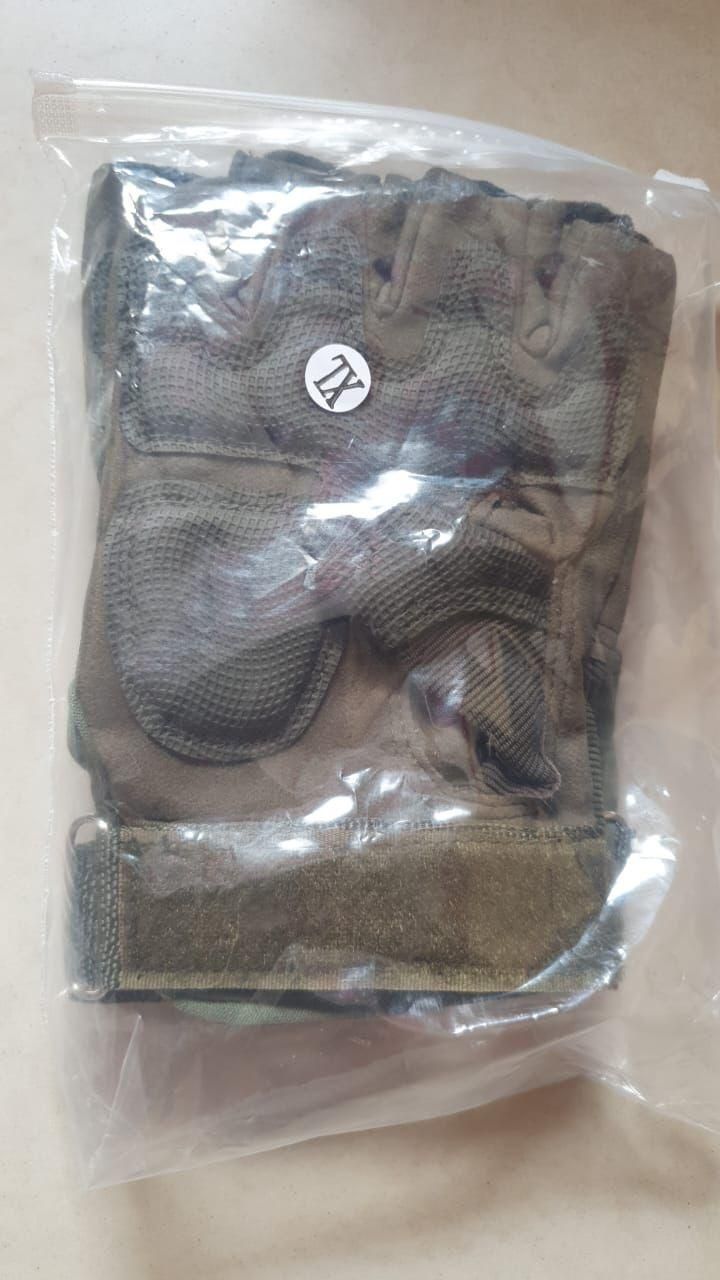 Fingerless Tactical Gloves for Men – Hard Knuckle Protection Half-Finger Gloves for Cycling, Airsoft, Hiking, Outdoor Work