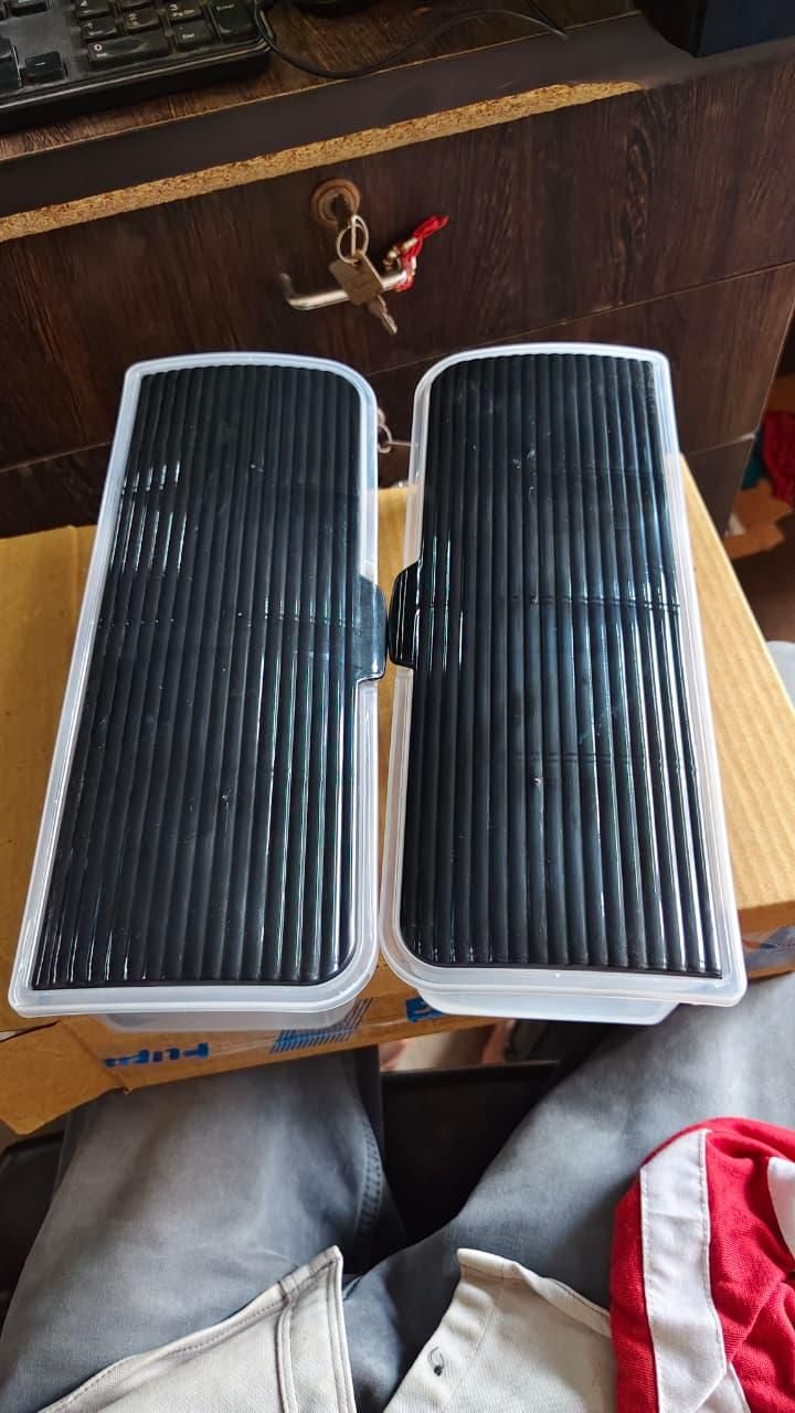 4-in-1 Spice Vault with Measuring Spoons and Airtight Lid Pack of 2